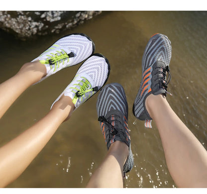 New Arrival Water Shoes Qiuck-Dry Aqua Shoes Men Women Outdoor Beach Swimming Wading Breathable Five-Finger Sneakers Size 35-46
