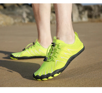 New Arrival Water Shoes Qiuck-Dry Aqua Shoes Men Women Outdoor Beach Swimming Wading Breathable Five-Finger Sneakers Size 35-46
